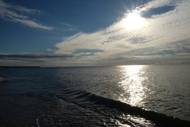 Sonnenuntergang am Bodden